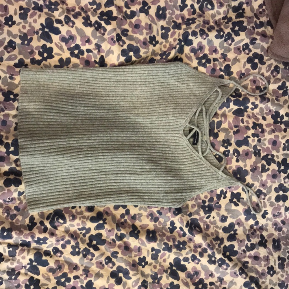 american eagle sweater tank size large